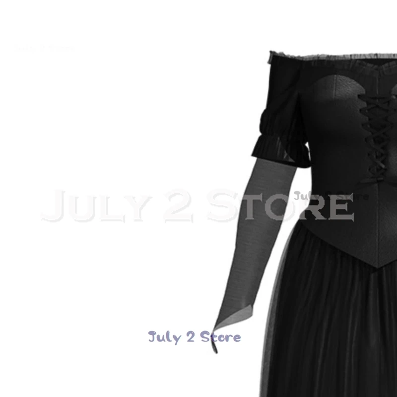 Женский костюм для косплея Тим деллорес черное платье женщин готические наряды