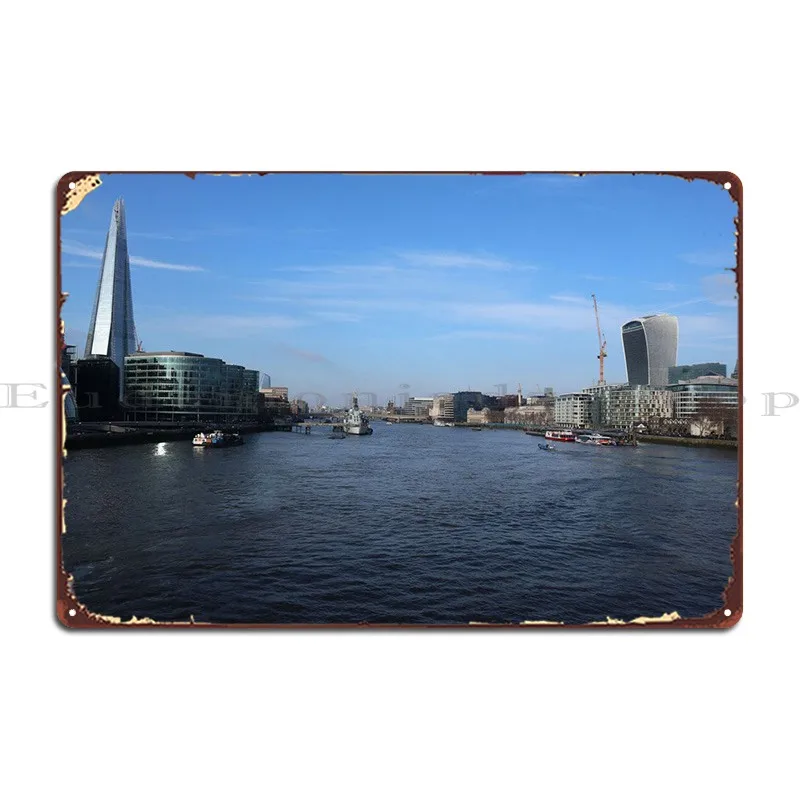 

River Thames Metal Sign Home Club Designing Designs Wall Plaque Tin Sign Poster