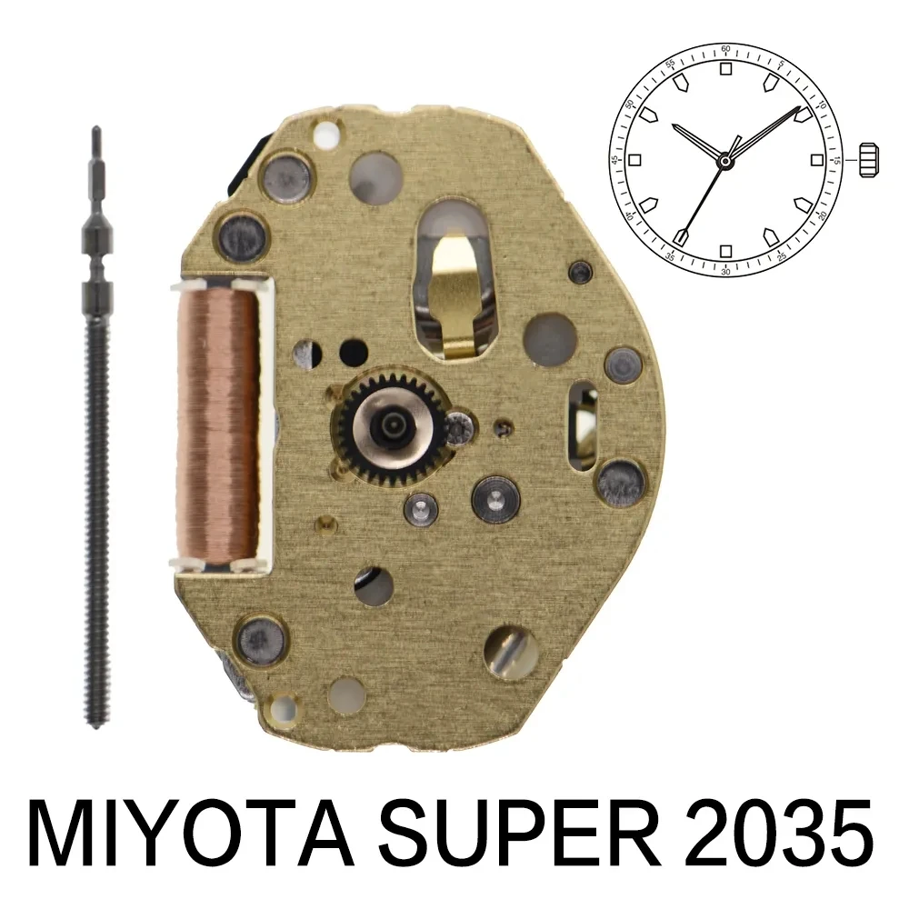 Механизм "miyota" 2035. Как выглядит японский механизм мийота. Japan miyota super 2035. Miyota 2035. Super 2035.