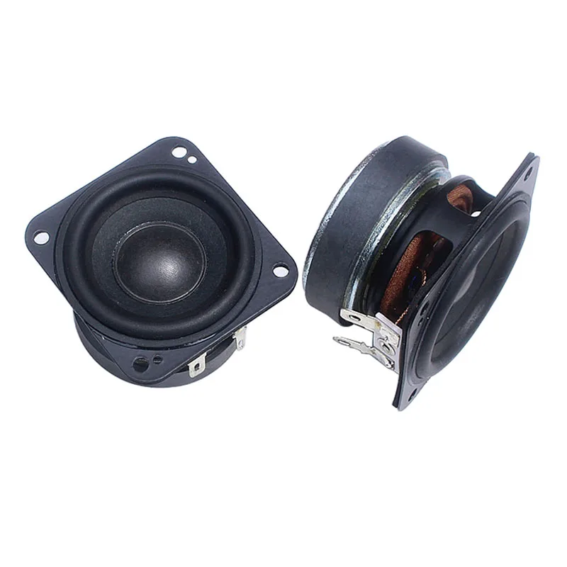 Tenghong 2pcs 2 Inch 55MM 8 Ohm 10W Full Range Speaker Rubber Edge Digital Bluetooth Small Audio Accessories |
