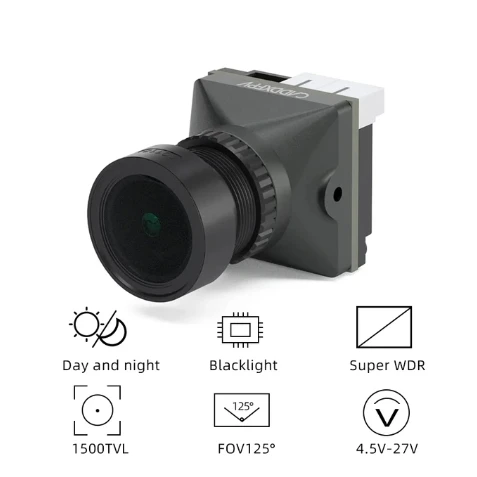 Оптовая цена Caddx Ratel PRO камера 1500TVL 16:94:3 NTSCPAL 125 градусов Blacklight ночного видения черный для аксессуаров для дронов (art.: 3920d359d2da1) - 3920d359d2da1
