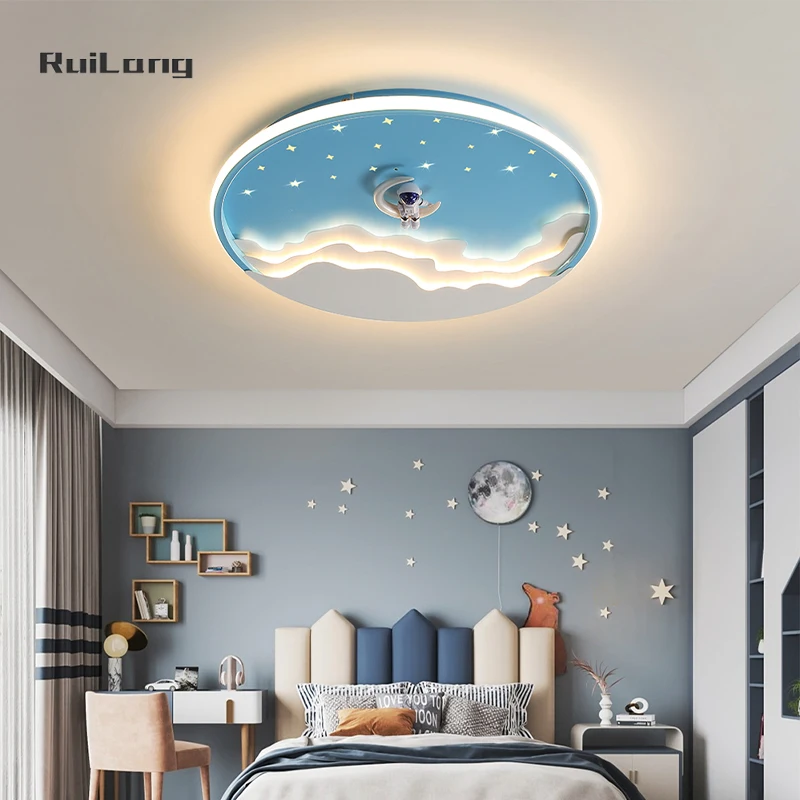 Светодиодный потолочный светильник в виде мультяшного астронавта потолочная