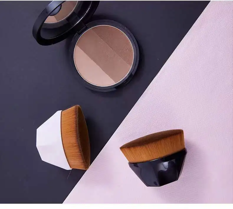 

Hexagon Makeup Brush Beauty Powder Face Blush Brushes Portable Professional Foundation Brush Large Cosmetics Soft Base Make up