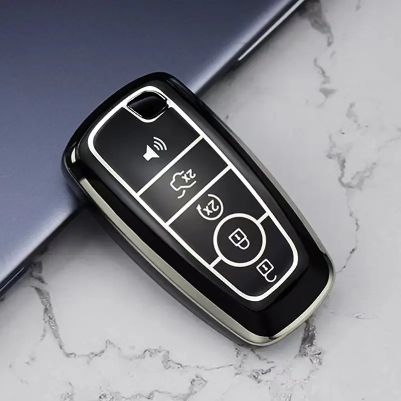 Чехол для ключей автомобиля Ford Explorer Mustang Fusion Escape F150 F250 F350 F450 F550 Ford Raptor 2020 2021