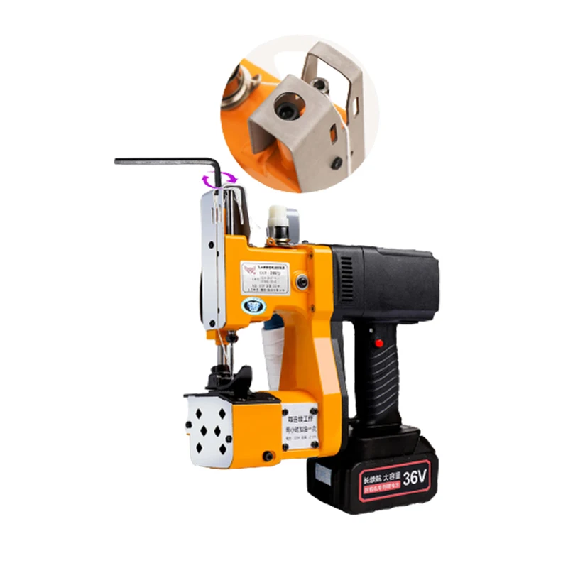 Швейная машина для сумок Электрическая промышленная упаковочная с литиевой