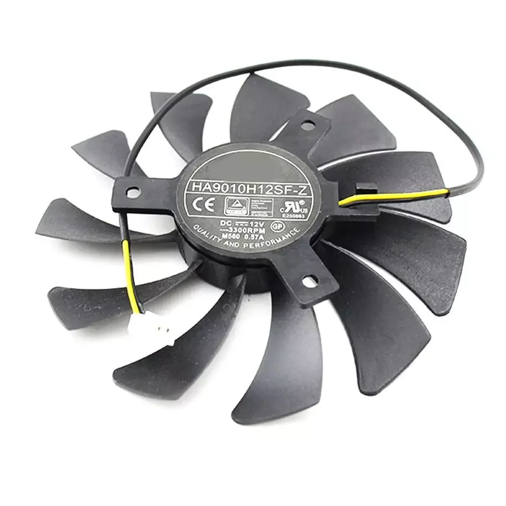 

HA9010H12F-Z 85MM 2Pin GTX1050 GPU Cooler Fan For MSI Geforce GTX 1050 2G 4G GTX 1050Ti OC Replacement Graphic Card Cooling Fan