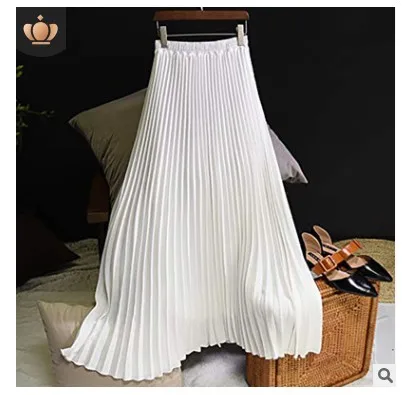 Ruffles Femme Jupe High Waist Bodycon Mid-length Chiffon  Sweet Print  Autumn Spring Ladies Clothes Wild Clothing