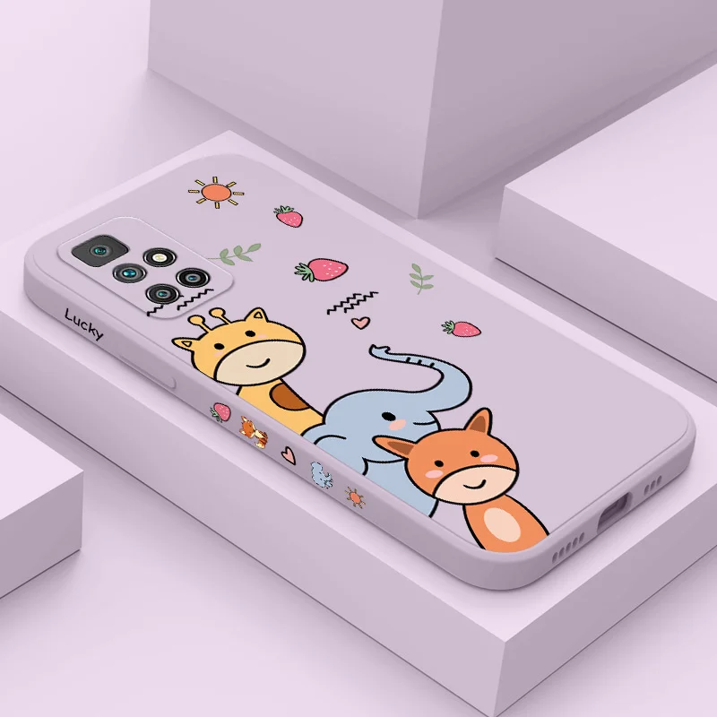 

Animal Love Phone Case For Xiaomi Redmi 12C 10 10C 10A 9 9A 9T A1 Pro Plus 4G 5G Silicone Cover