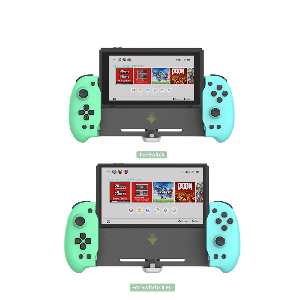 

Для консоли Switch Oled с линейной ручкой, подходит для новой игровой консоли N-Switch OLED, консоль Joypad 4 Card Store, кронштейн практичный