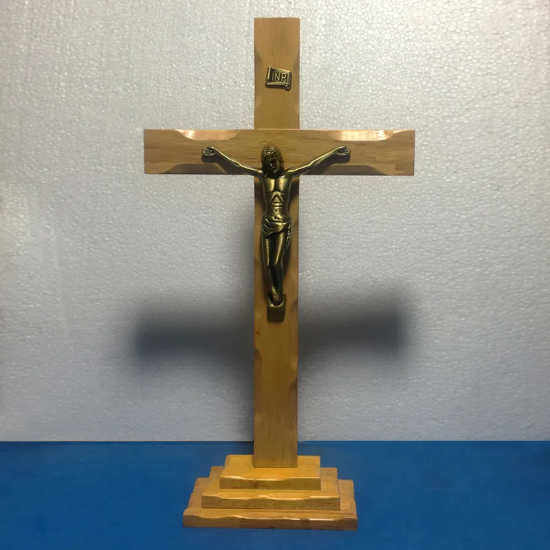 

Задняя крышка из массива дерева, высота 13,8 дюйма, католический священный орнамент