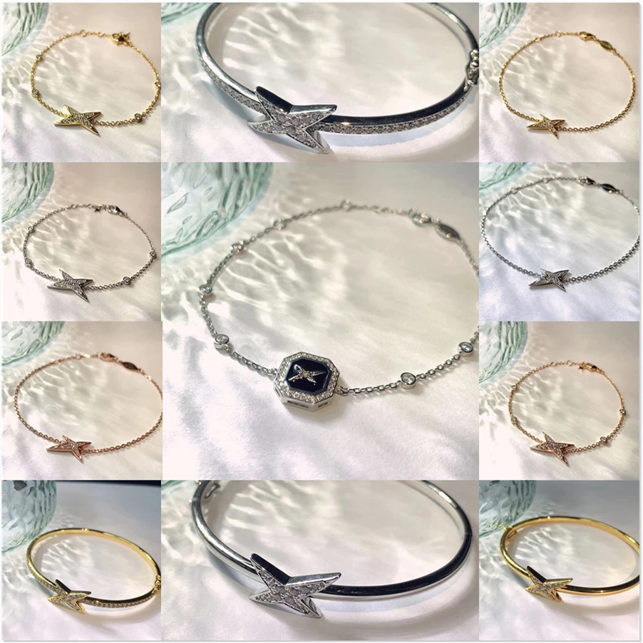 Boucles d'Oreilles Carrées en Argent pour Femme Cadeau de Luxe Mode Française Vente 925