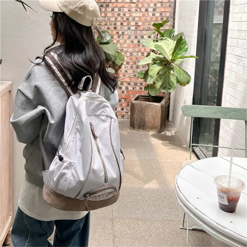 

Модный рюкзак большой емкости Универсальный Рюкзак Повседневная нейлоновая Студенческая сумка