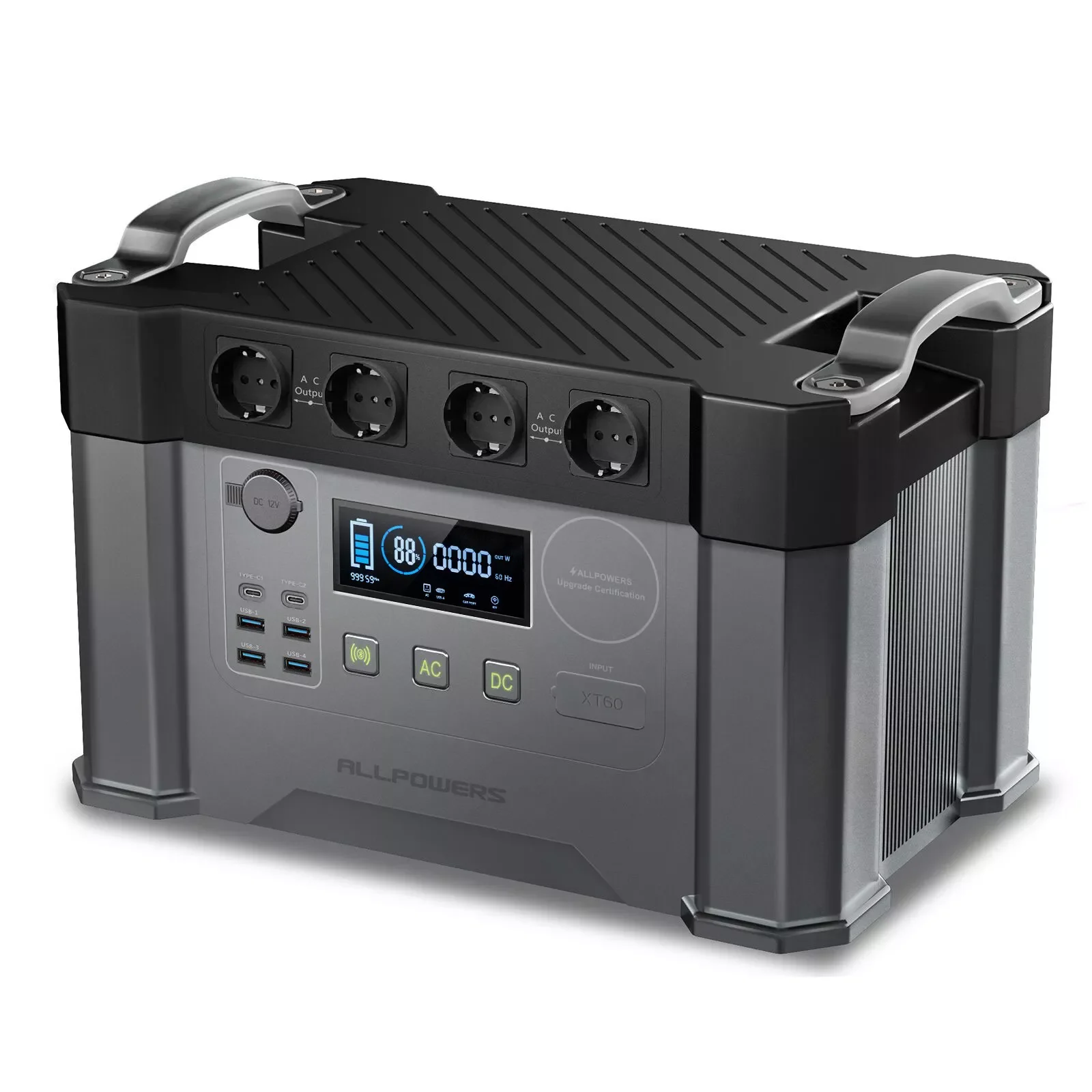 

Portable Power Station 110 / 230V Solar Generator 2000W/700W/300W/200W Emergency Power Supply Fit For Iphone Camping