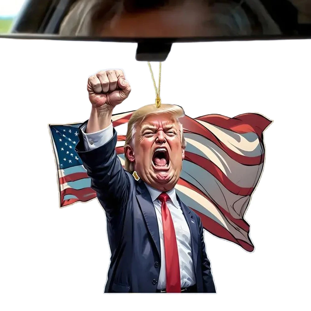 Акриловый Декор для президентских выборов Трампа Америки подвесной Шарм