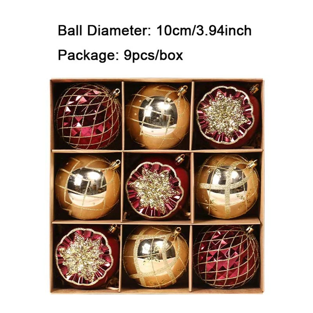 

Набор Больших Елочных Шаров 10 См, Праздничные Украшения Для Новогодней Елки, Аксессуары Для Рукоделия, Подарки На Рождество ...