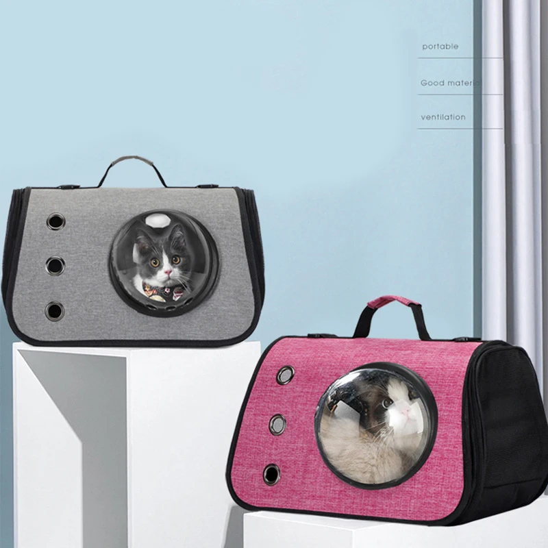 

Space Capsule Pet Bag Oxford Cloth Go Out Messenger Portable Breathable Ventilation Cat Backpack Portable Folding Dog Bag