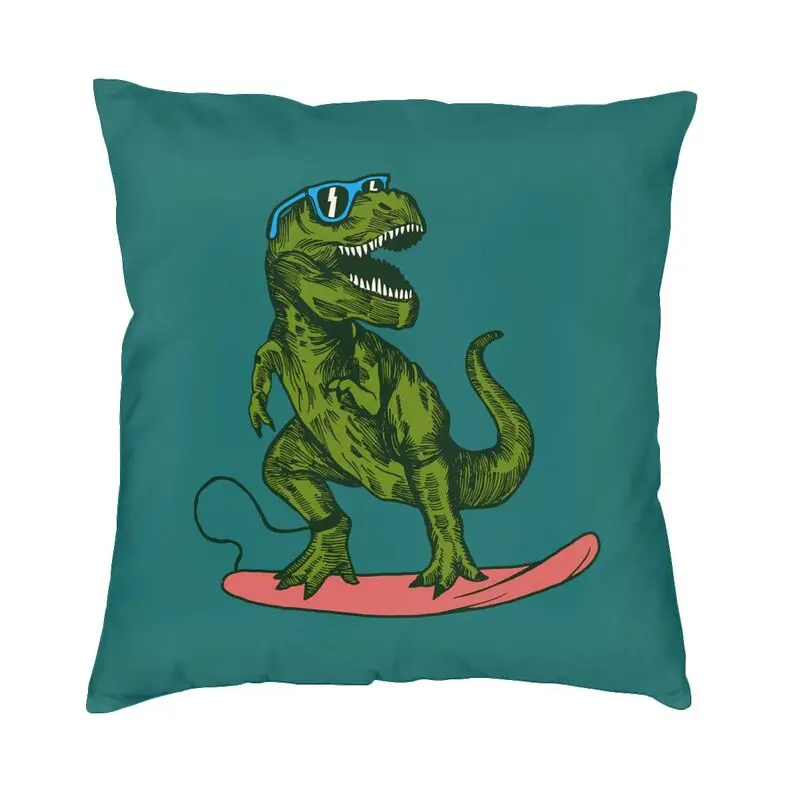 

Cartoon Dinosaur Pillow Case 45x45cm Decorative Modern Cushion Cover Square Pillowcase