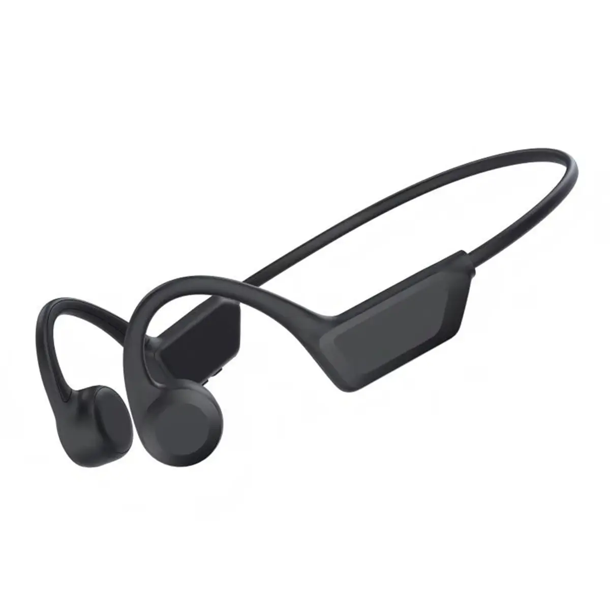 Фото Наушники с костной проводимостью ABSY Bluetooth 6.0, беспроводные спортивные наушники с открытым ухом и микрофоном, длительное время работы от батареи для бега №1