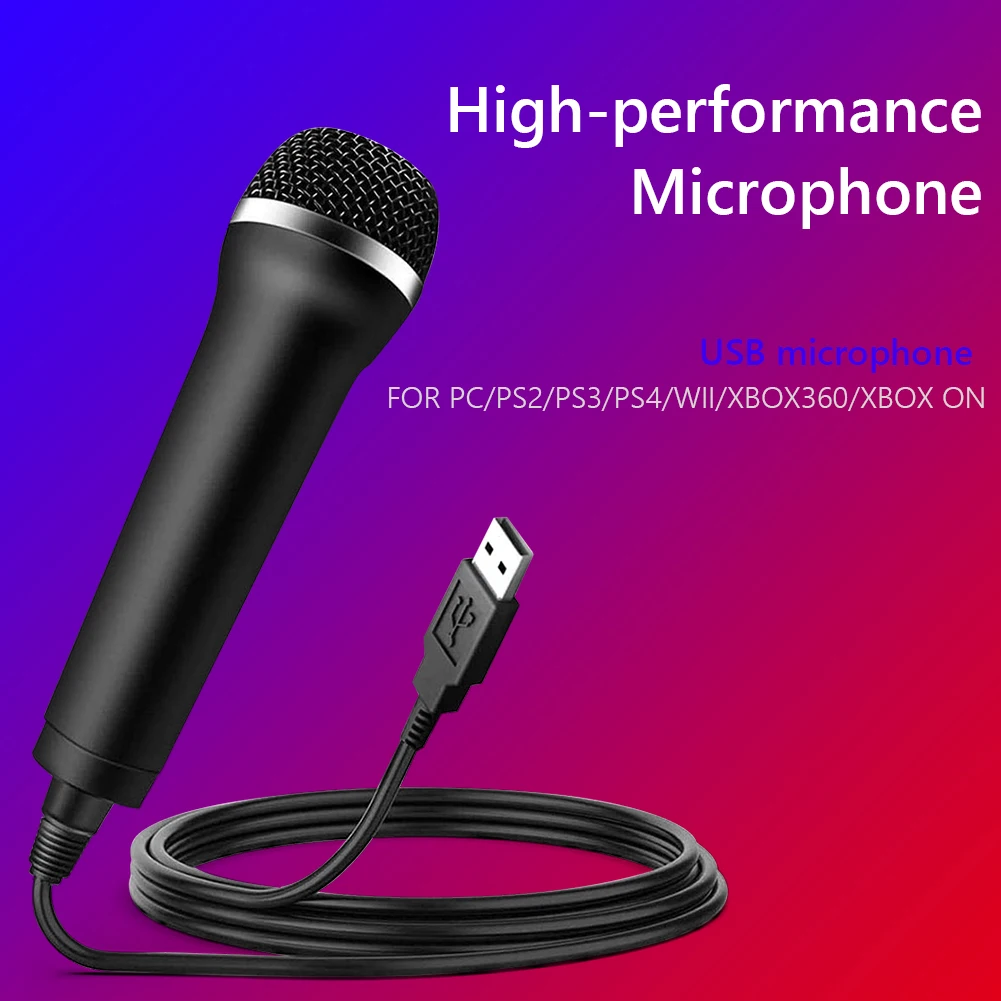 

Microphone For Computer USB Wired Professional Gaming Condenser Karaoke Microphone For PS 4 PS4 Switch Wii Xbox PC