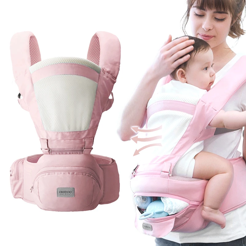 

Baby Carrier With Hip Seat Removable Multifunctional Waist Support Stool Strap Backpacks Carriers Holder Activity Accessories