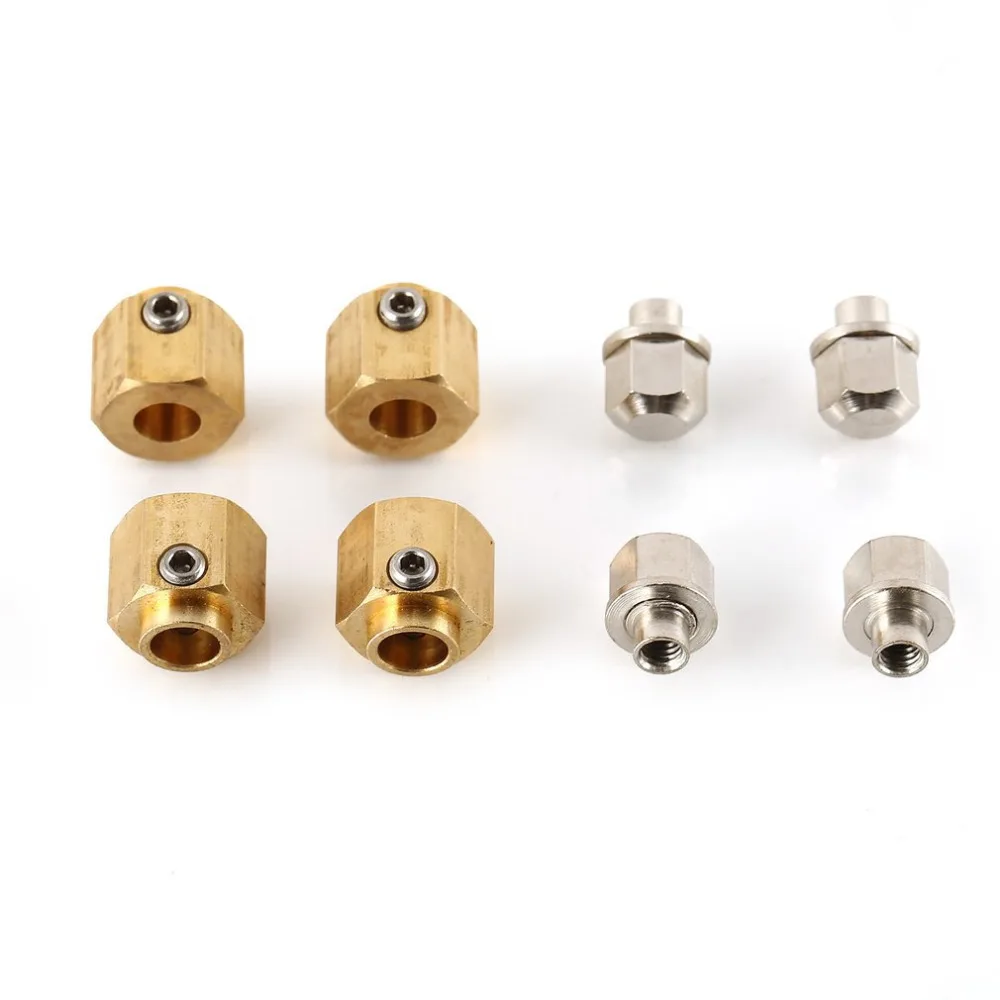 4 шт. 12 мм удлиненная шина с шестигранной муфтой адаптер 10 мм для Traxxas TXR4 Rc4wd RC Crawler Monster Car запасные части Аксессуары