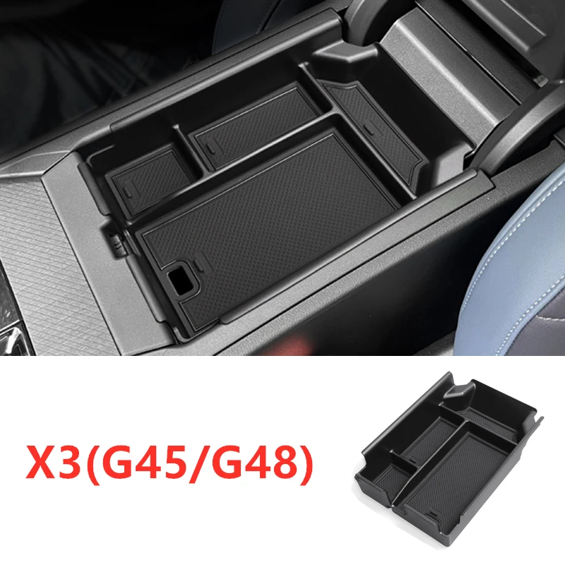 Для BMW X3 G45 G48 2024-2025 автомобильный подлокотник, ящик для хранения, бардачок, украшение интерьера, модификация, аксессуары