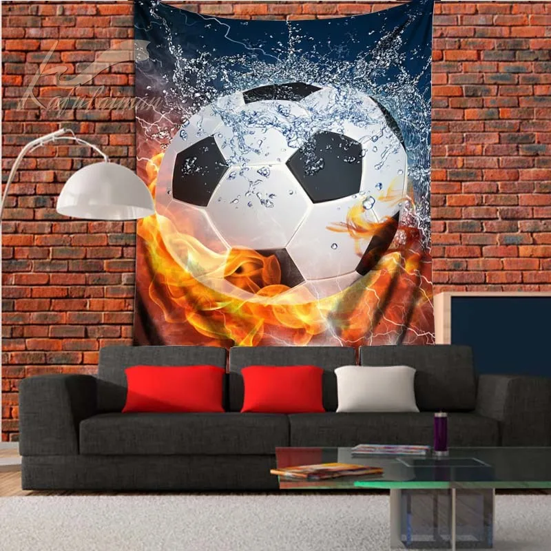 

Football Tapestry Basketball Room Sport Wall Hanging Baseball Room Decor Gift Wall Art Decor Dropshipping