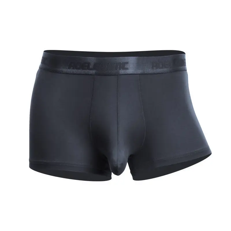 

Sexy Gay Underwear Men Boxers Shorts Soft Modal Panties For Man Solid Breathable JJ Penis Pouch Underpants Cueca Calzoncillo
