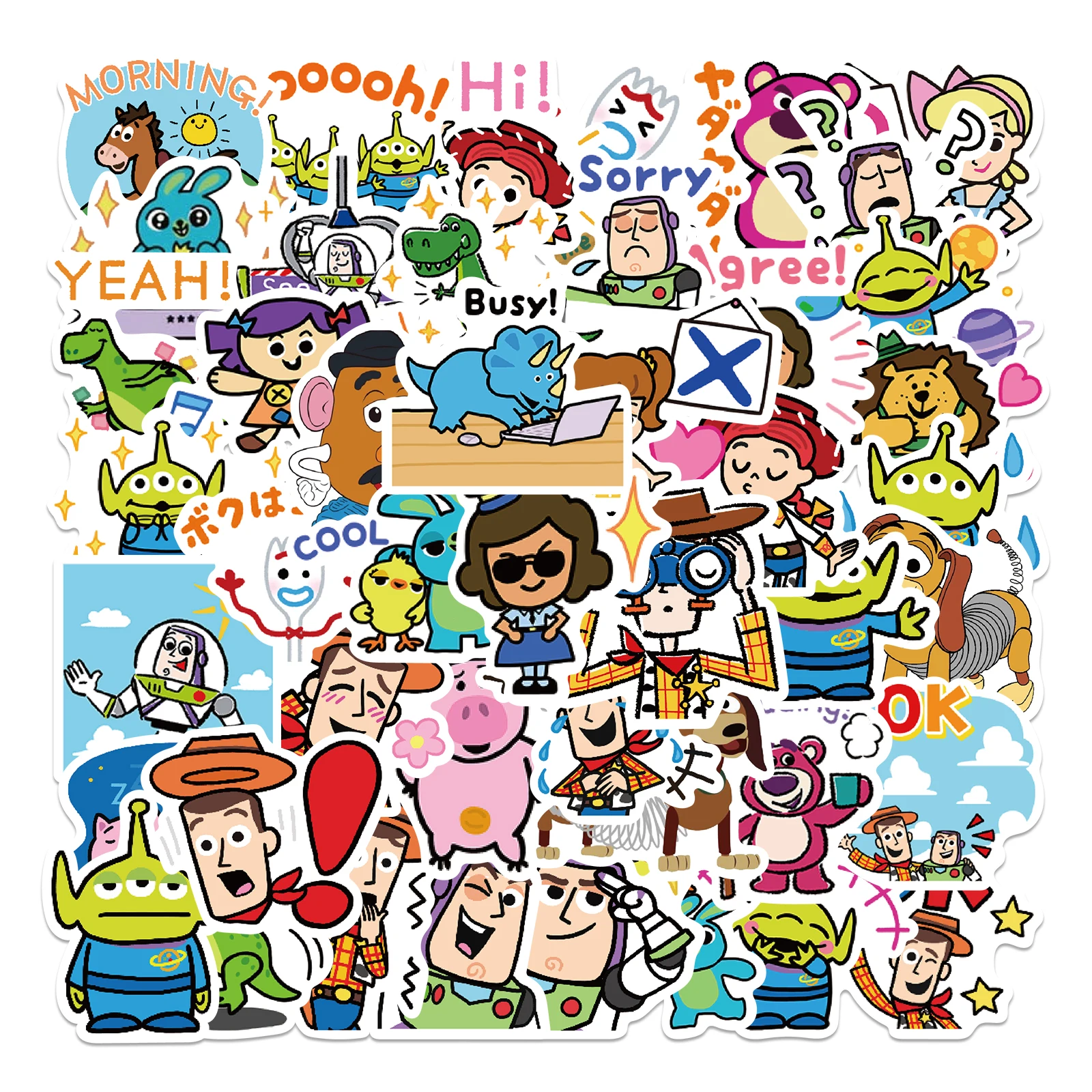 

10/50 шт., водонепроницаемые наклейки на тему Диснея