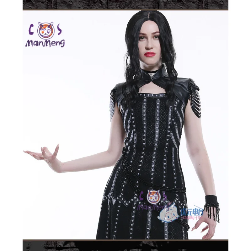 Фото Игра Ведьмак 3: Wild Hunt Yennefer of Vengerberg Косплей Костюм Готическая Королева Сексуальное Платье Вечеринка Хэллоуин Полный Комплект Униформа №3