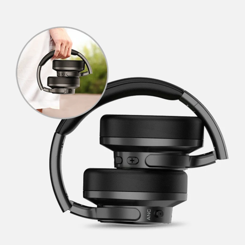 Фото Беспроводные Bluetooth-наушники TONEMAC H5 с активным шумоподавлением №5