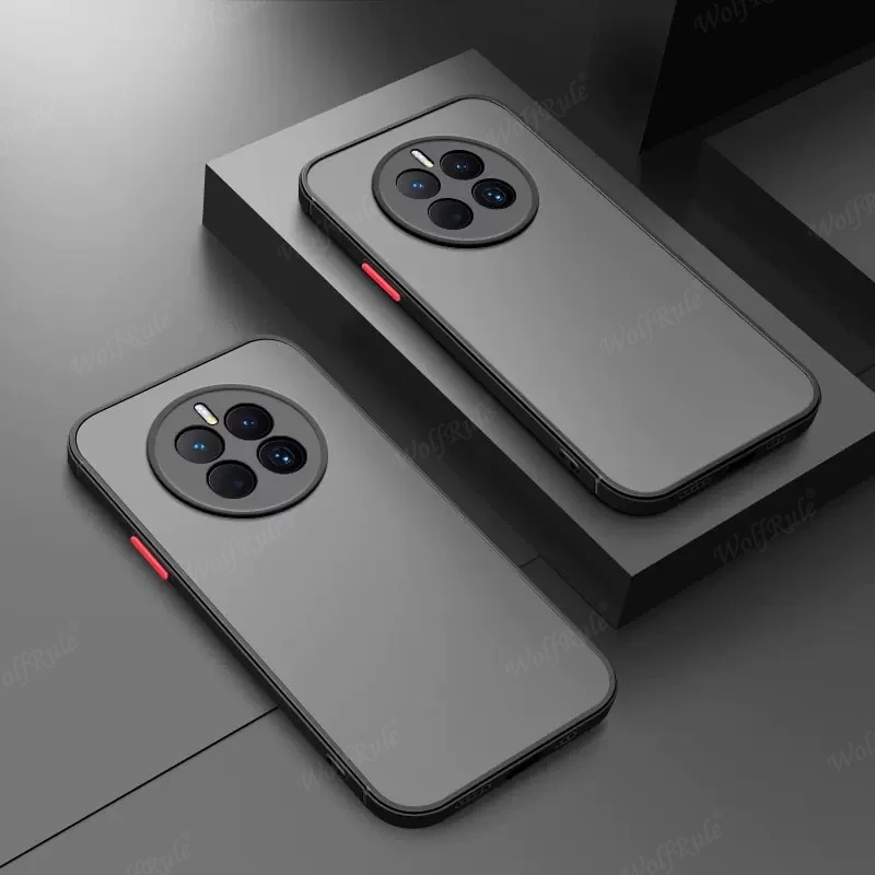 

Чехол для Huawei Mate 50, чехол для Huawei Mate 50 Pro, бампер, противоударный матовый полупрозрачный чехол для Huawei Mate 50, чехол