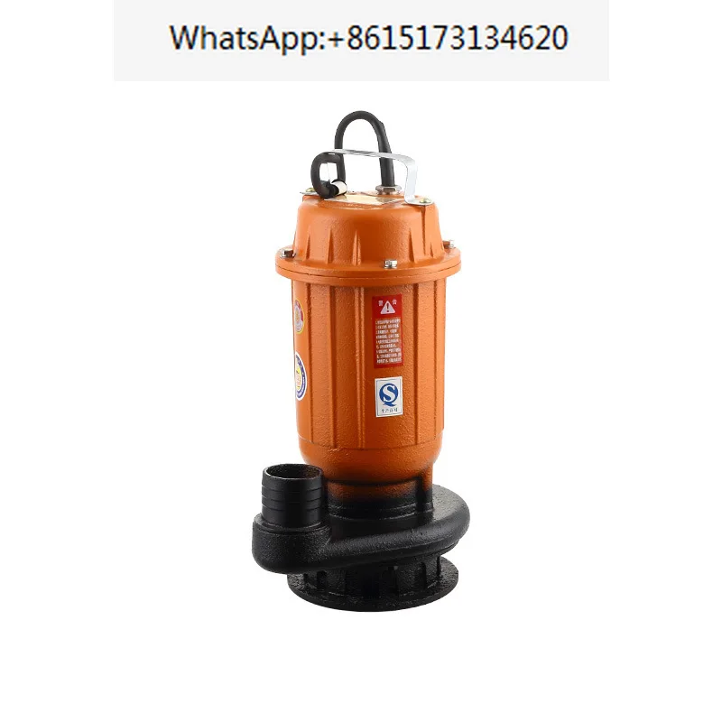 Небольшой насос для очистки сточных вод WQD Незабитый погружной