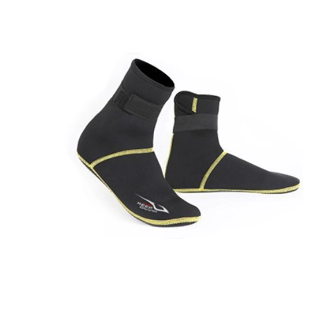 

1/2/3 Keep Diving DS-102 Adjustable Dive Socks Indoor Outdoor Underwater Shoes Men Women Thickened Beach Shoe black XXL