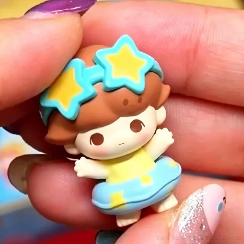 Фото POP MART Blind Box: Новая оригинальная серия Pop Bean Island Vacation – мини-фигурки, аниме-фигурки, декор, загадочный подарок на день рождения №4