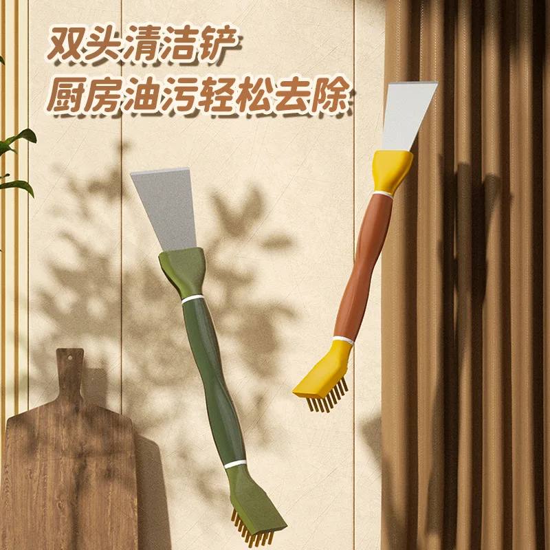 

Многофункциональная кухонная лопата с двумя головками из нержавеющей стали