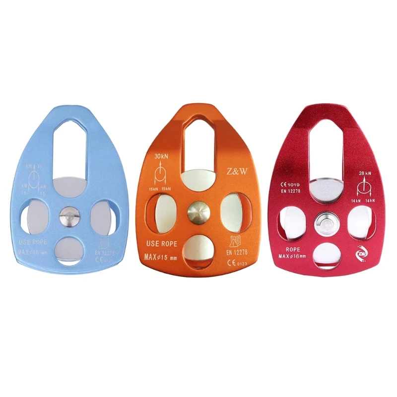 

28KN одиночный шкив, гибкий активный шкив для скалолазания, буксировки, 40JA