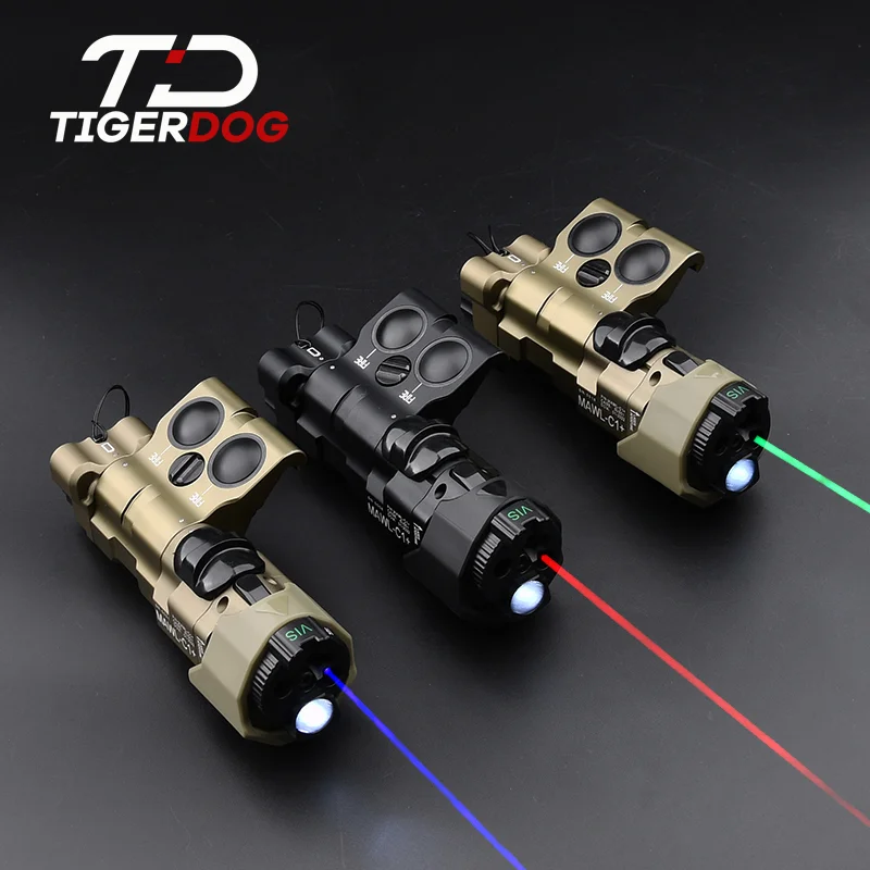 

Металлический MAWL C1 CNC прицеливаемый красный лазерный вариант с белсветильник том страйкбол охота уличный индикатор лазерный NGal PEQ