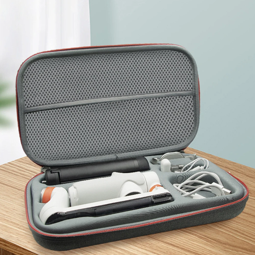 

Portable Storage Bag Shockproof Stabilizer Gimbal Organizer Bag Anti-fall with Storage Mesh Bag for Insta360 Flow Kit