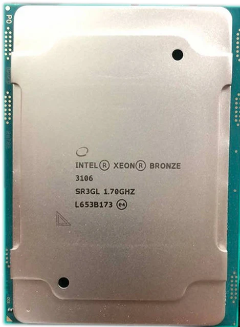 

Процессор ntel Xeon Brass 3106 SR3GL LGA3647 для серверов, б/у процессор, 8 ядер, 11 Мб кэш-памяти, 1,70 ГГц, 85 Вт