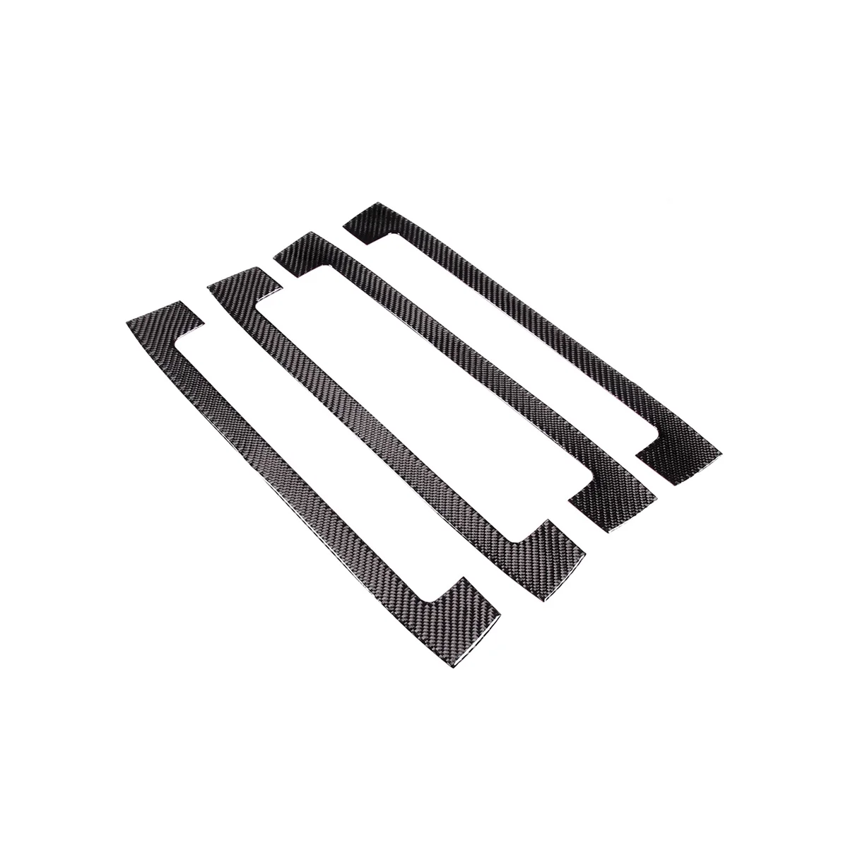 

For Mercedes-Benz C-Cl W206 C200 C260 2022 Carbon Fiber Car Outer Door Sill Cover Panel Protection Trim Sticker