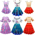 Детская одежда, маскарадные костюмы мирабеля Изабеллы для девочек, красивые платья принцессы, одежда для детского дня рождения, карнавала Вечерние