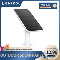 outdoor waterproof solar panels charger for security home camera cctv monitor solar powered charger wireless wall mount