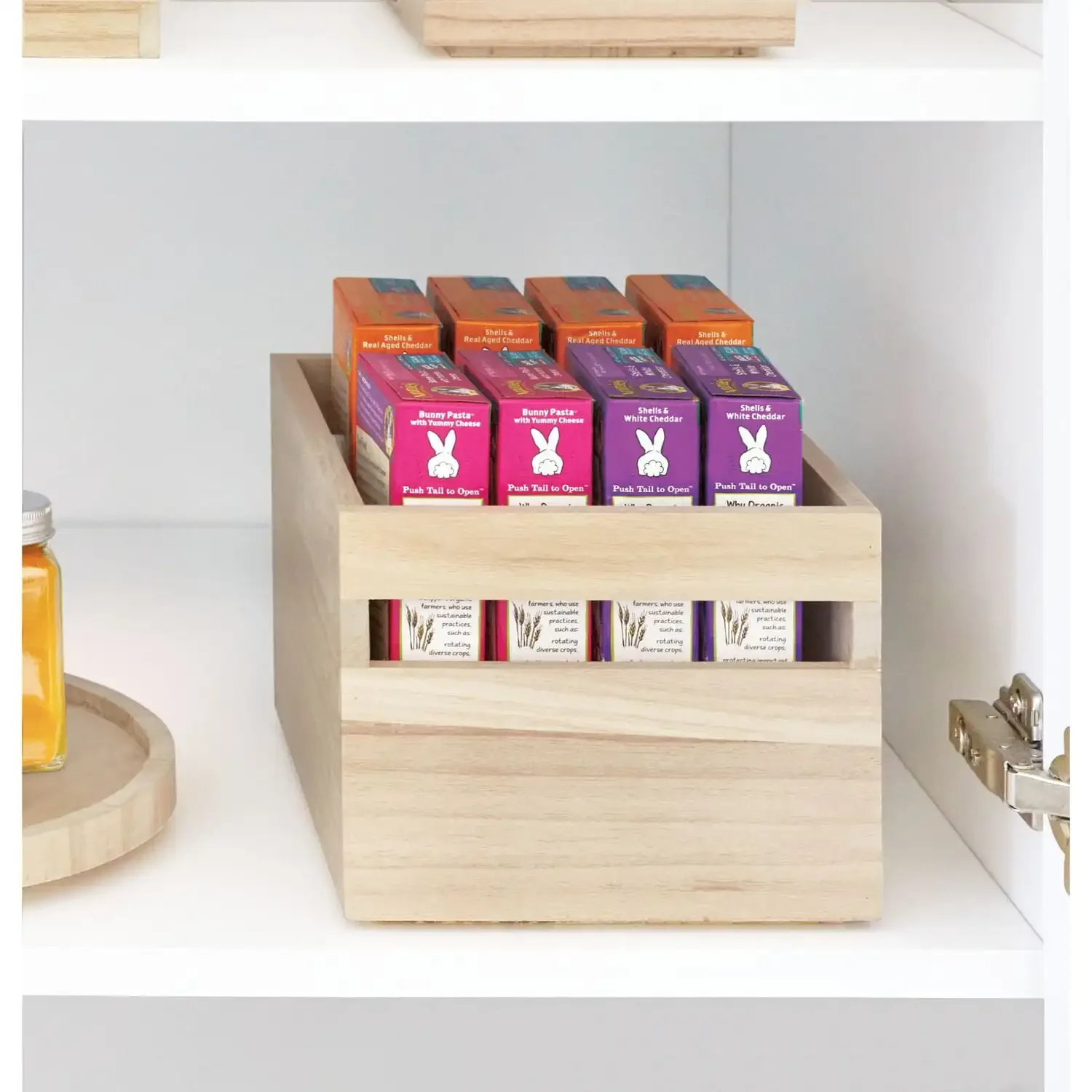 

Natural Paulownia Wood Storage Bin with Handles, 10" L X 7.5" W X 6" H, Storage Containers, Storage Box, Storage Rapid Transit