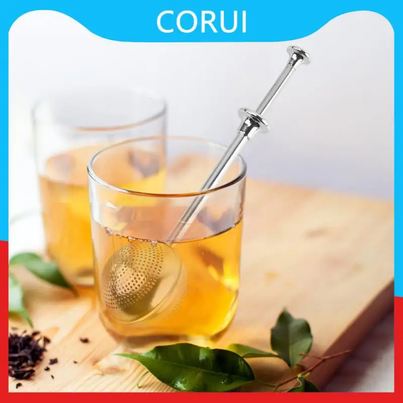 

Tea Infuser Sphere Diffuser 1 Piece Tea Infuser Stainless Steel Mesh Tea Strainer Handle Reusable Coffee Herb Spice Filter