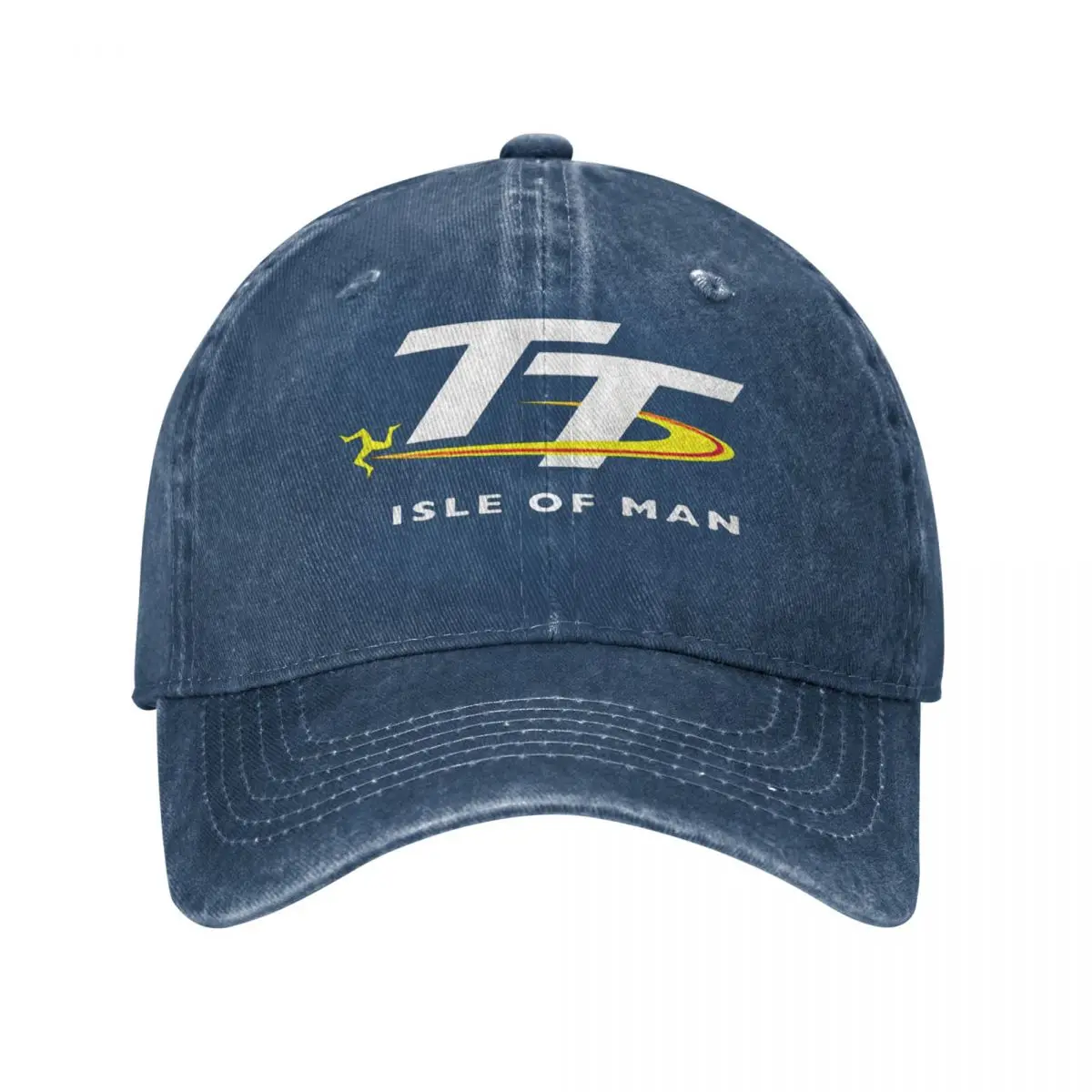 

Isle Of Man TT Motorcycle Race Baseball Caps Vintage Distressed Washed Sun Cap Men Women Outdoor Summer Hats Cap