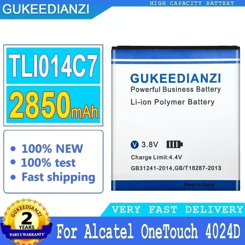 Аккумуляторы для мобильных телефонов 2850 мАч TLI014C7 Alcatel OneTouch Pixi First 4024D 4.0 Inc