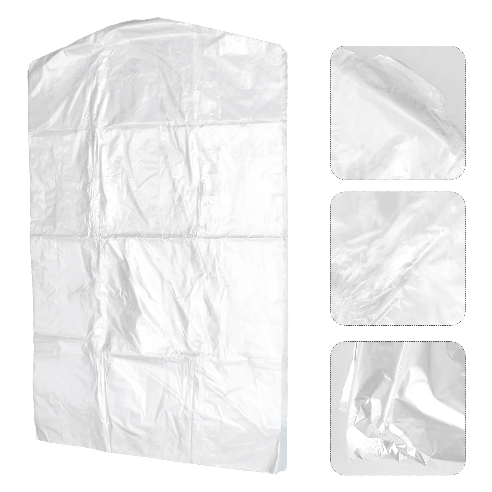 

Garment Cover Bagsclothes Suitstorage Hanging Dry Clearcovers Clothing Cleaner Transparent Dresstravel Closet Coat Protector