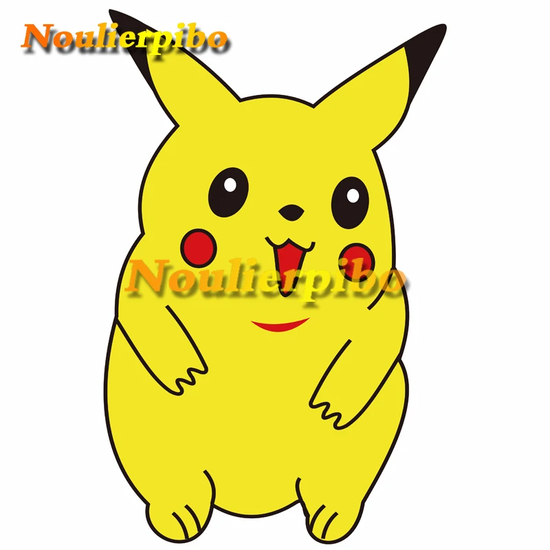 Изысканные аниме автомобильные наклейки Покемон Пикачу ПВХ украшение кузова