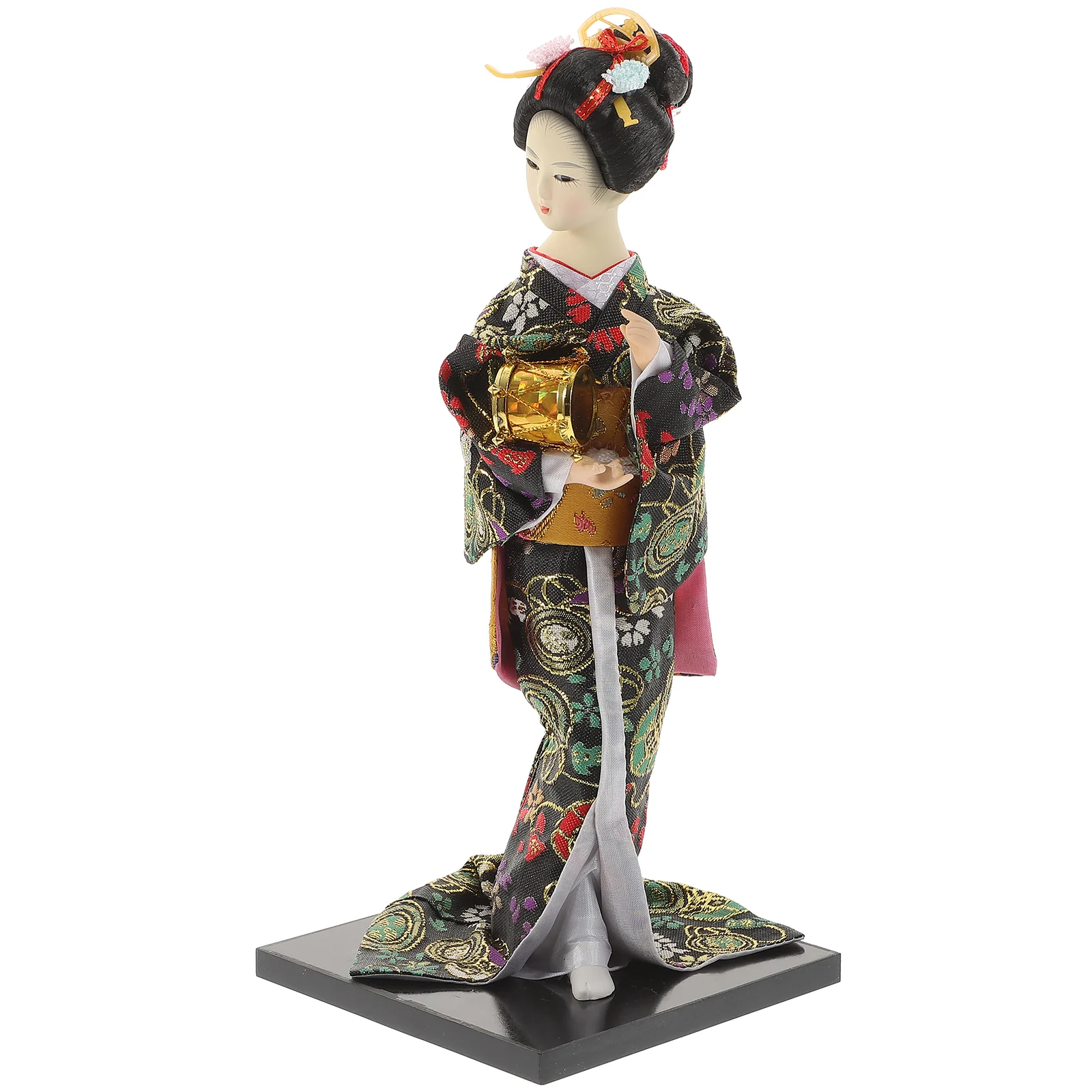 

Geisha Japanese Kimono Figurine Decor Asian Kokeshi Statue Collectibledesktop Figurines Ornaments Style Ornament Home Craft Girl